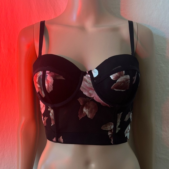 LULUS Floral Corset - Picture 2 of 3